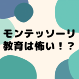 モンテッソーリ教育は怖い